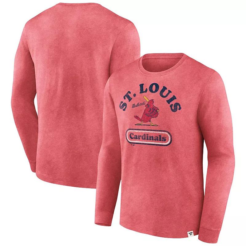 Men's Fanatics Red St. Louis Cardinals Circus Catch Long Sleeve T-Shirt,  Product Image