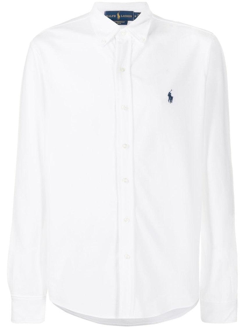 POLO RALPH LAUREN Long Sleeve Sport Shirt Clothing In White Product Image