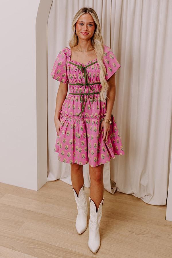 Countryside Charm Floral Mini Dress Product Image