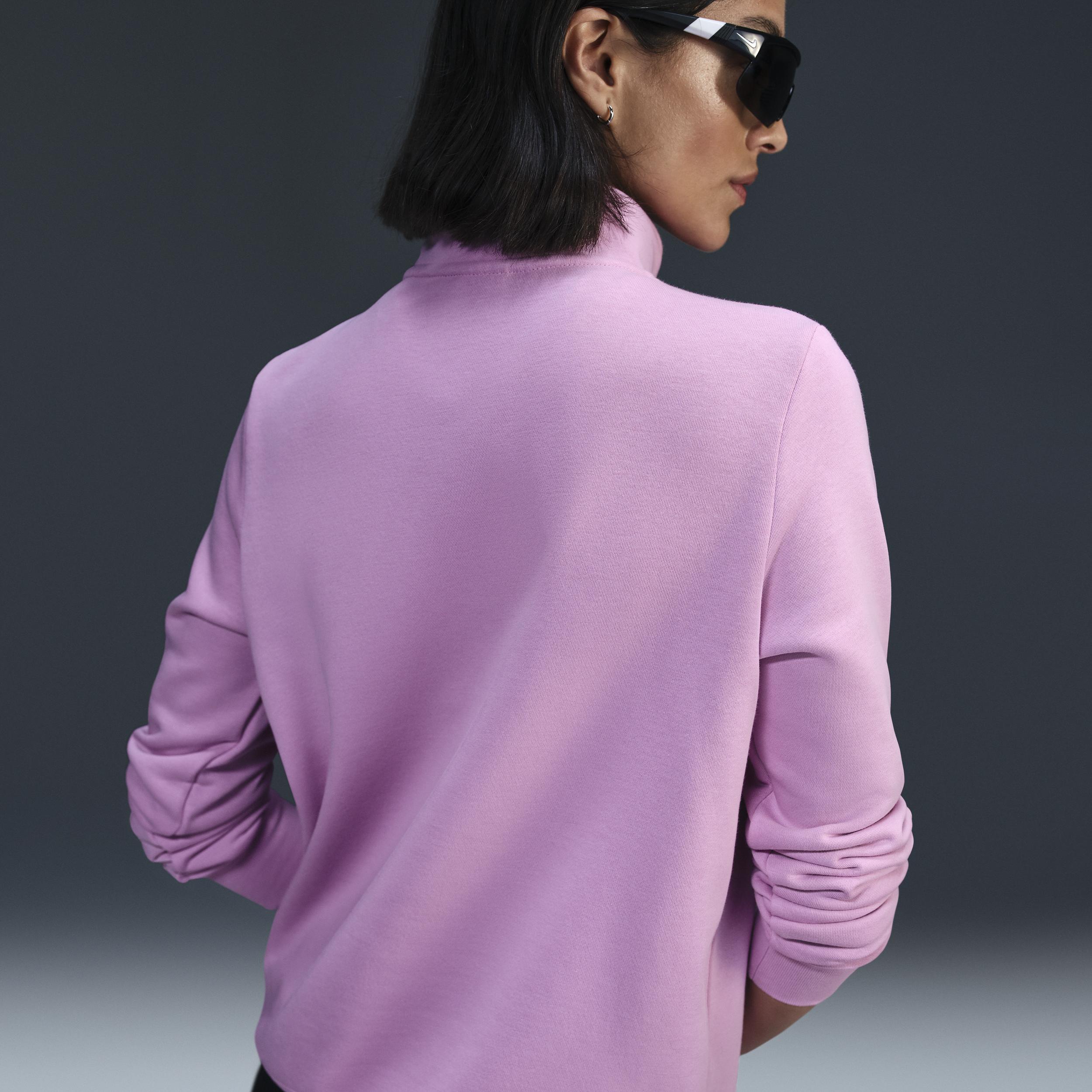 Women's Nike Sportswear Club Fleece Quarter-Zip Sweatshirt,  Product Image