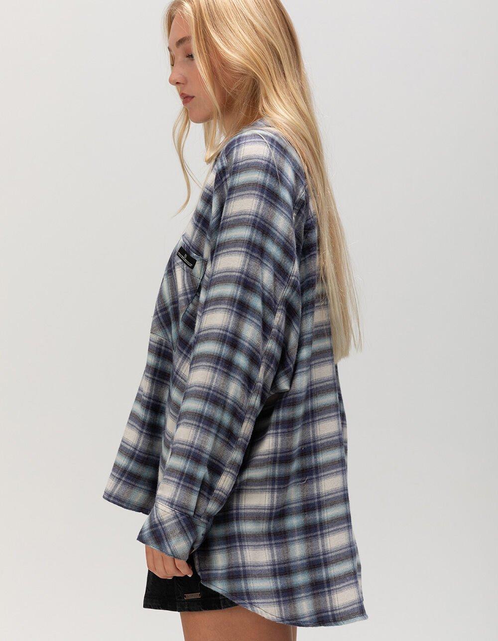 BDG Urban Outfitters Brendon Womens Flannel - BLUE COMBO Product Image
