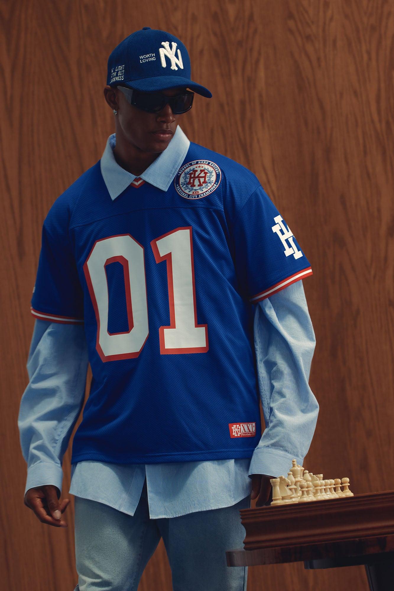 Short Sleeve Grind Academy Jersey - Blue Male Product Image