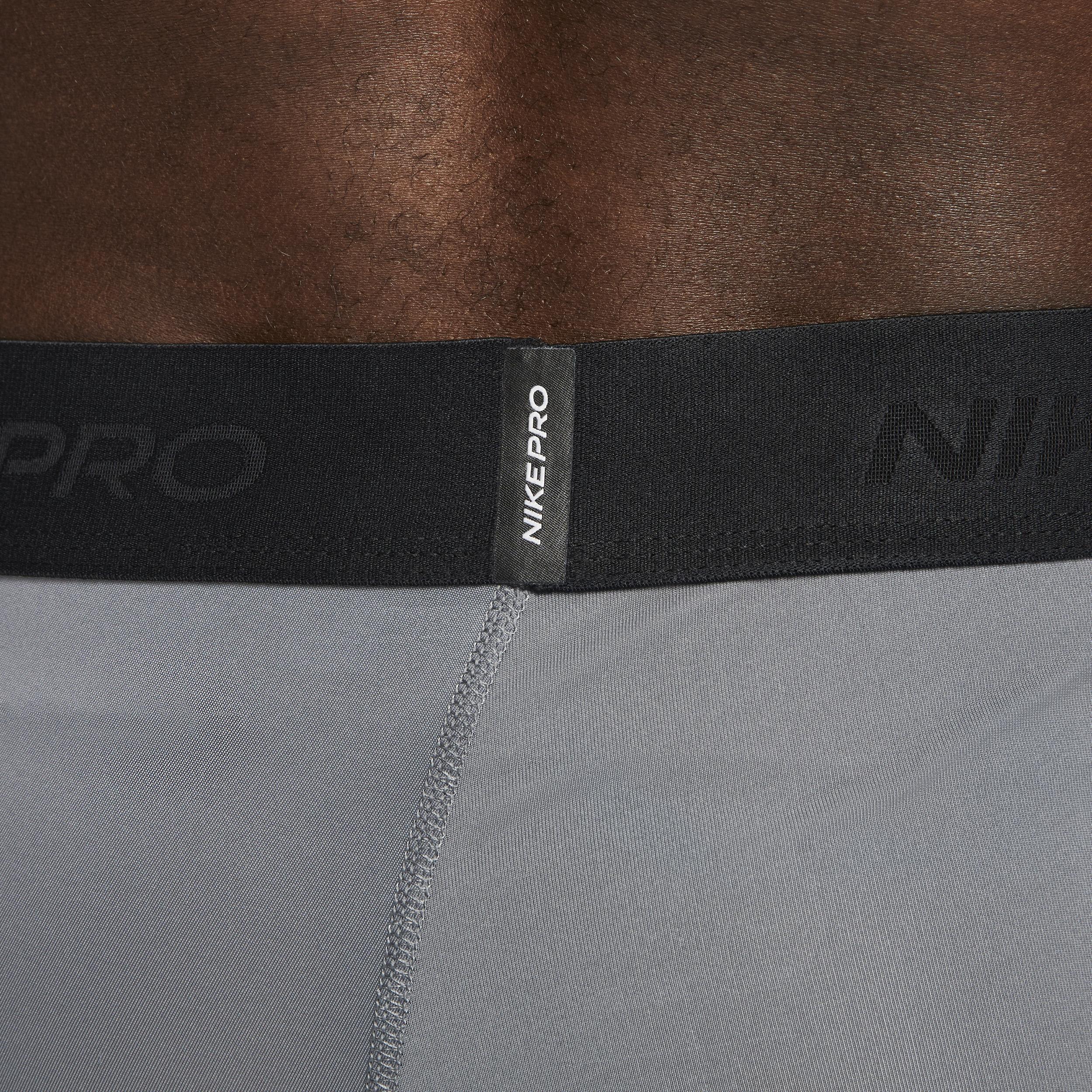 Mens Nike Pro Dri-FIT 3/4-Length Fitness Tights | FB7950-084 Product Image