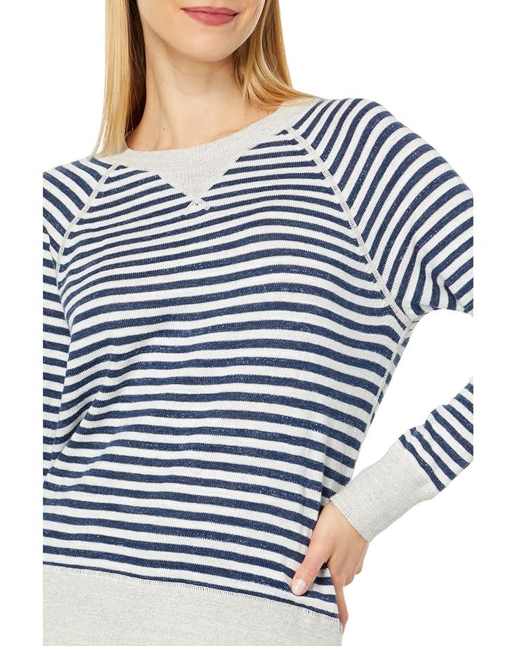 Soft Stretch Supima Tee Crew Neck Striped Short Sleeve Product Image