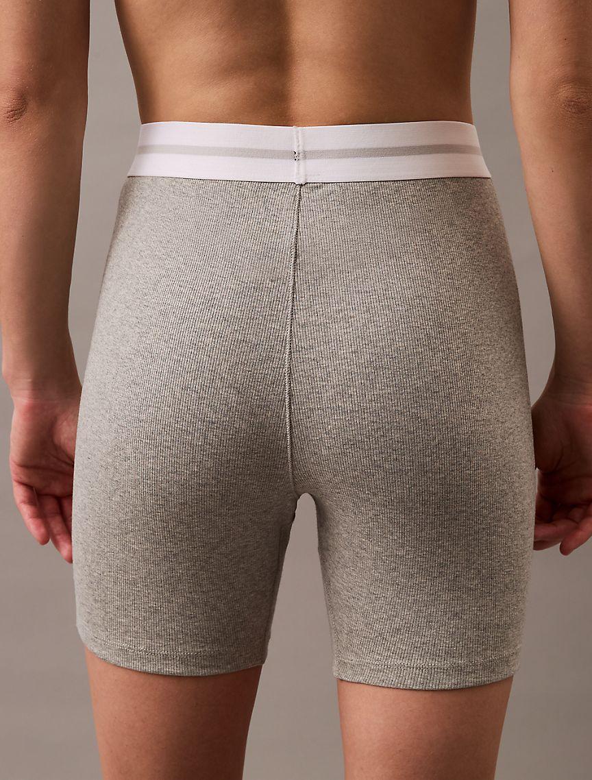 Cotton Stretch Rib Bike Shorts Product Image