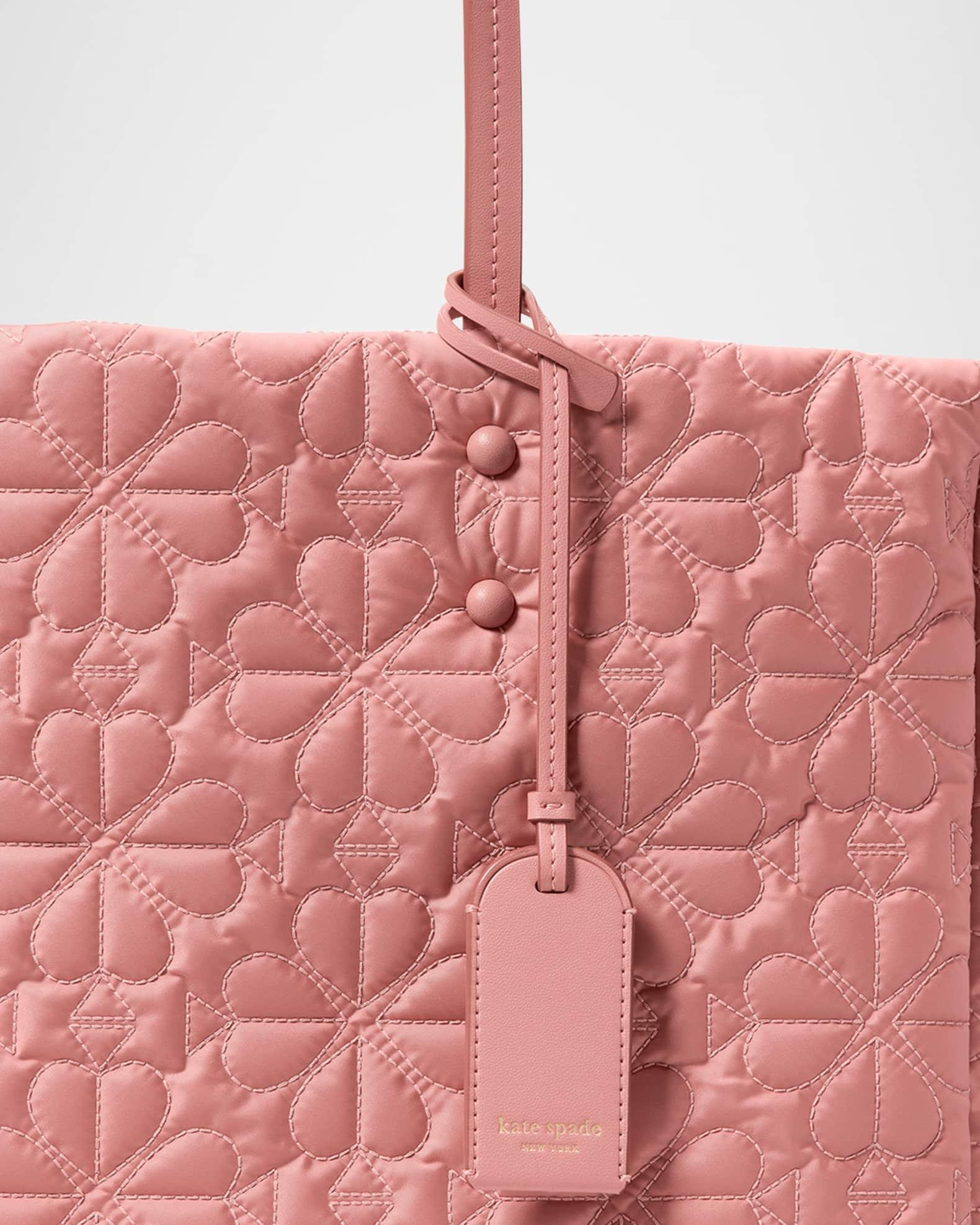 tilly large quilted fabric tote bag Product Image