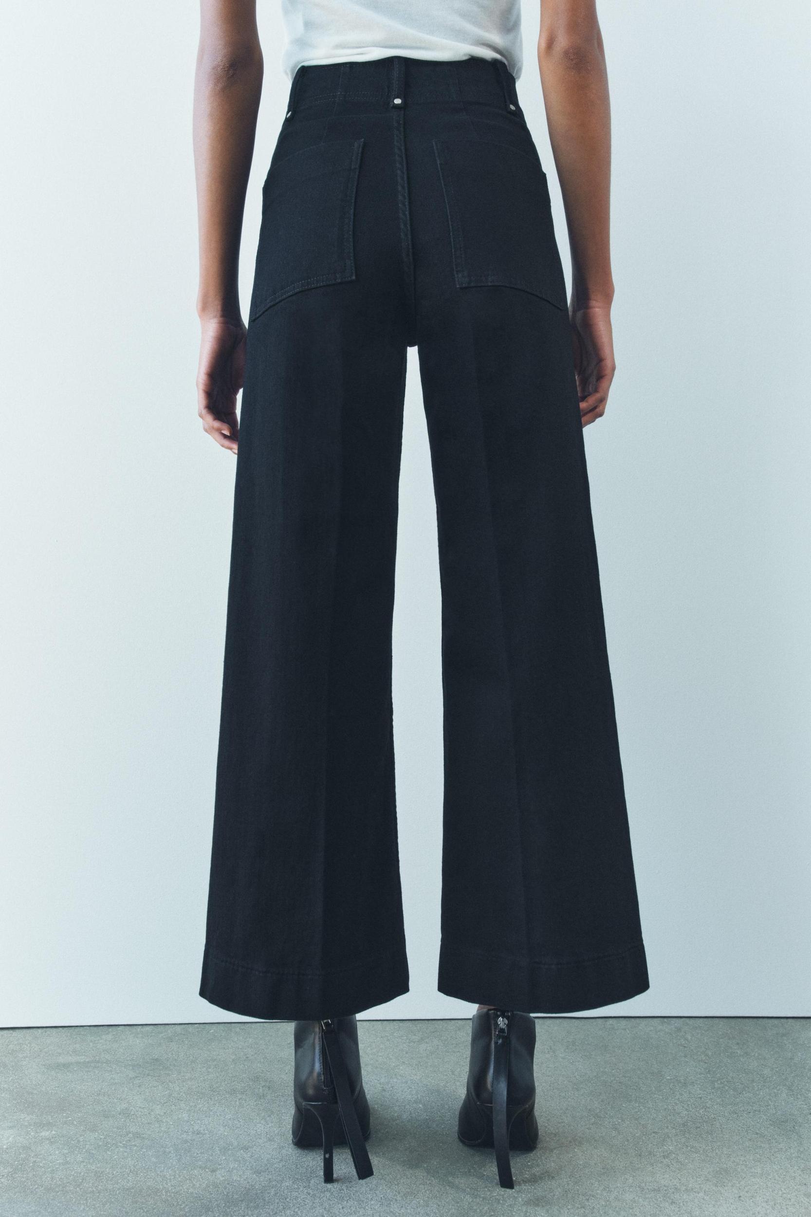 ZW COLLECTION HIGH WAIST WIDE LEG JEANS Product Image
