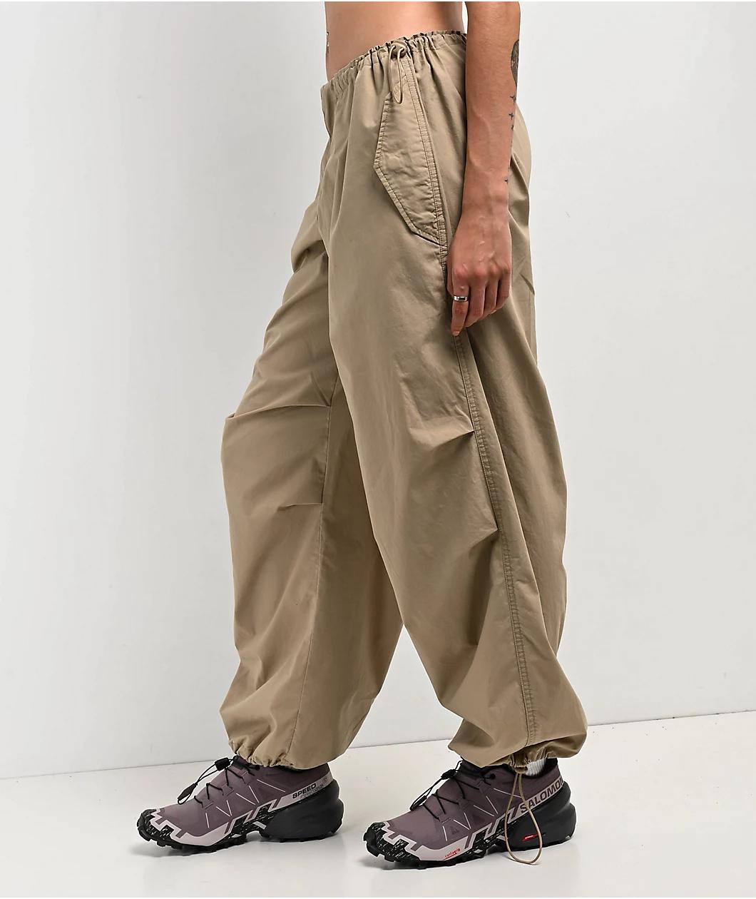 Empyre Lola Tan Parachute Pants Product Image