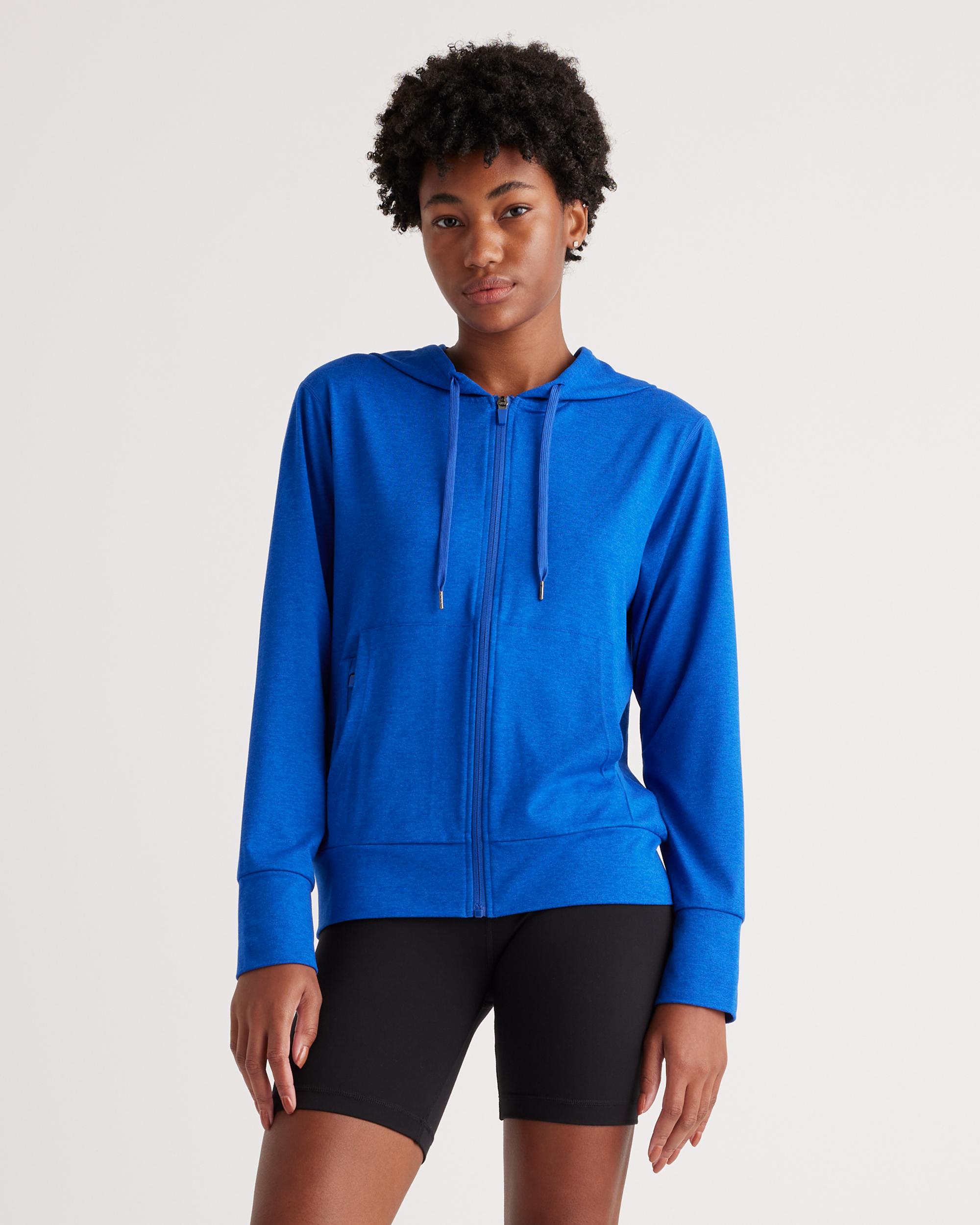 Quince | Women's Flowknit Full Zip Hoodie Size XL, Recycled Polyester Product Image