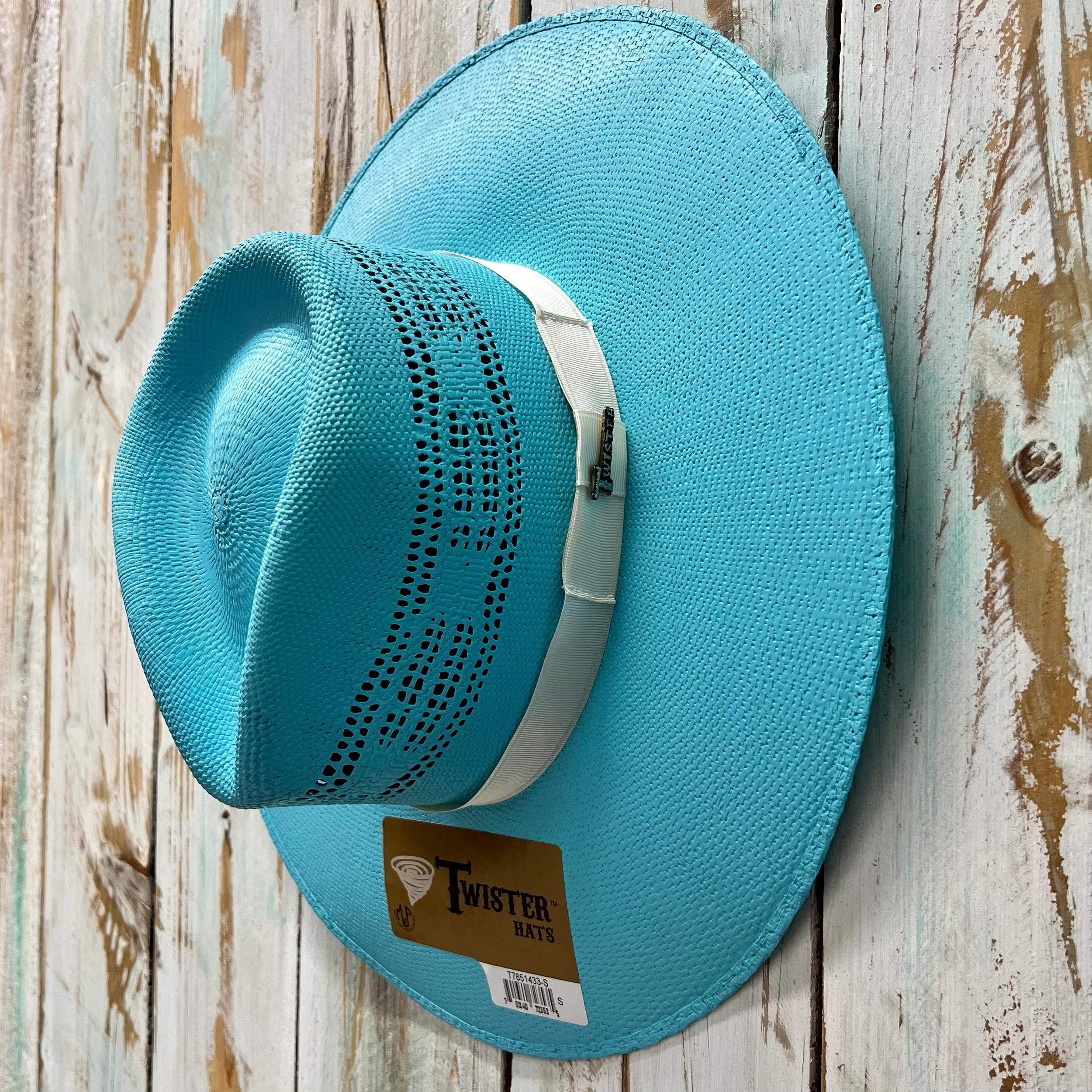 Rolling Around In The Turquoise Straw Hat Product Image