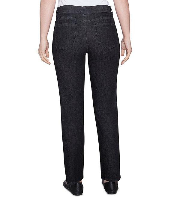 Ruby Rd. Petite Size Soft Denim Pull-On Boot-Cut Jeans Product Image