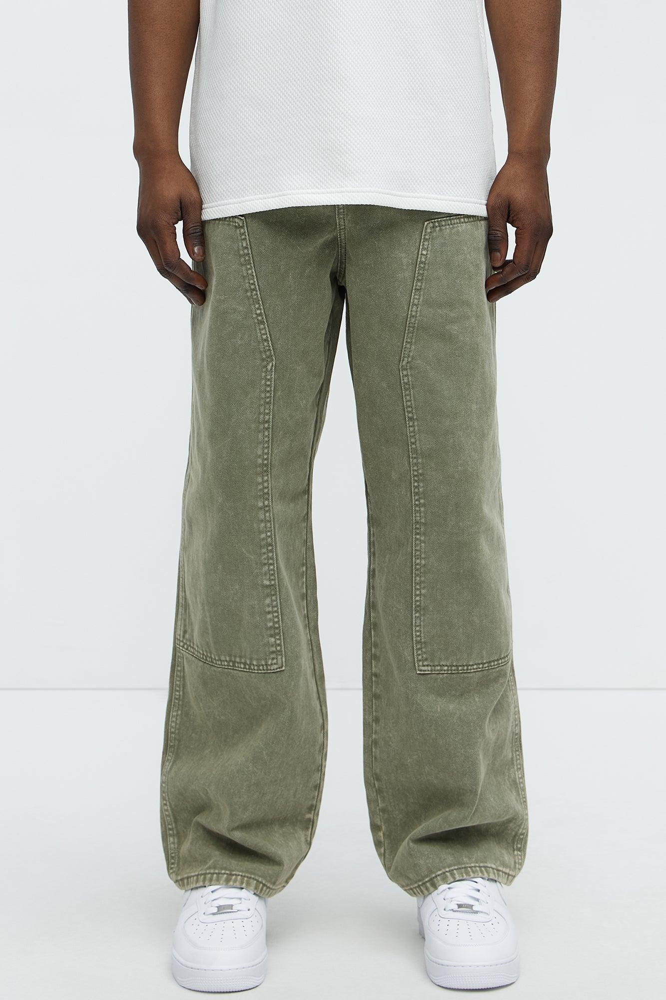 Lakewood Carpenter Baggy Jeans - Green Product Image