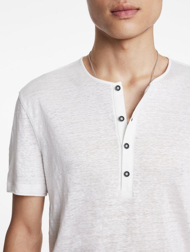 John Varvatos Bleeker Henley Tee Product Image