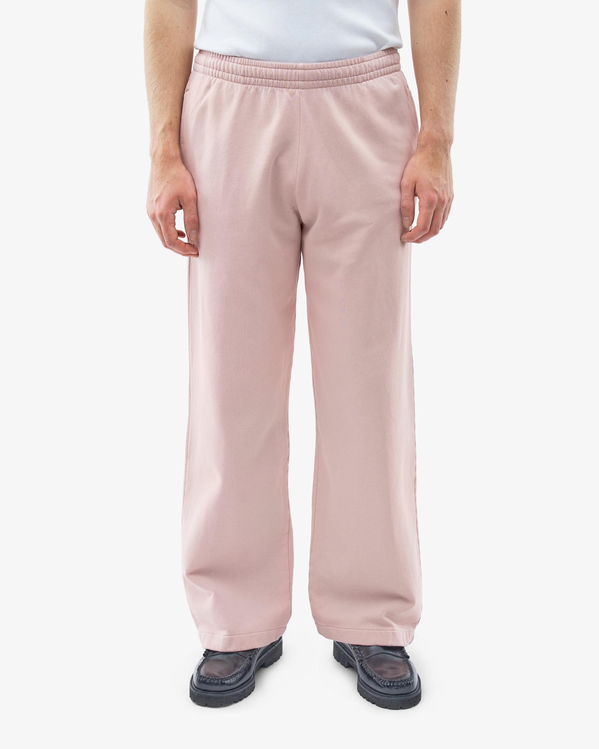 Organic Straight Leg Sweatpants - Faded Pink Product Image