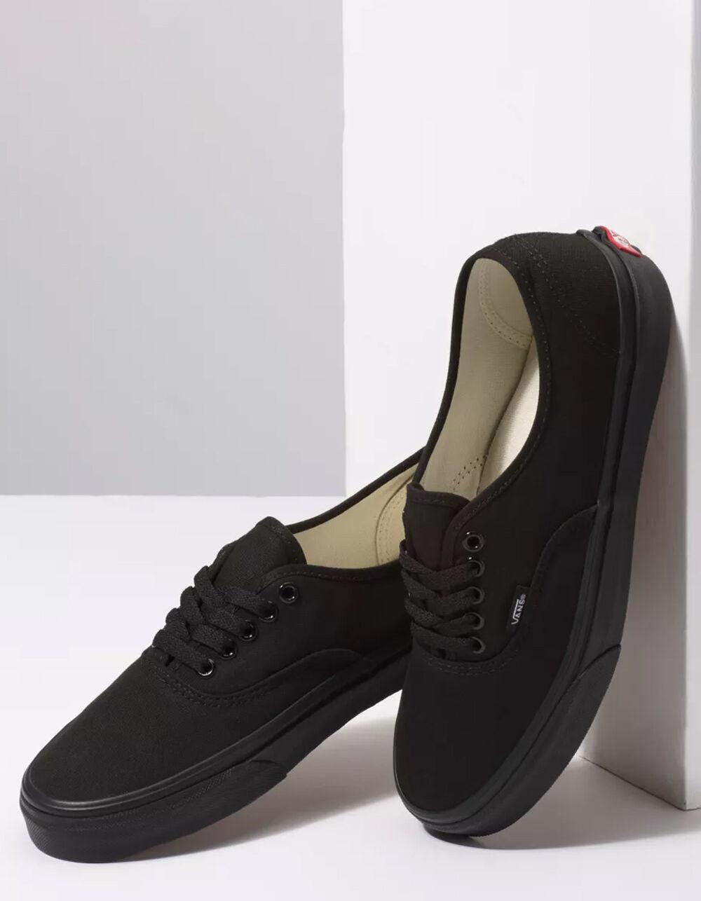 VANS Authentic Black & Black Shoes - BLACK/BLACK Product Image