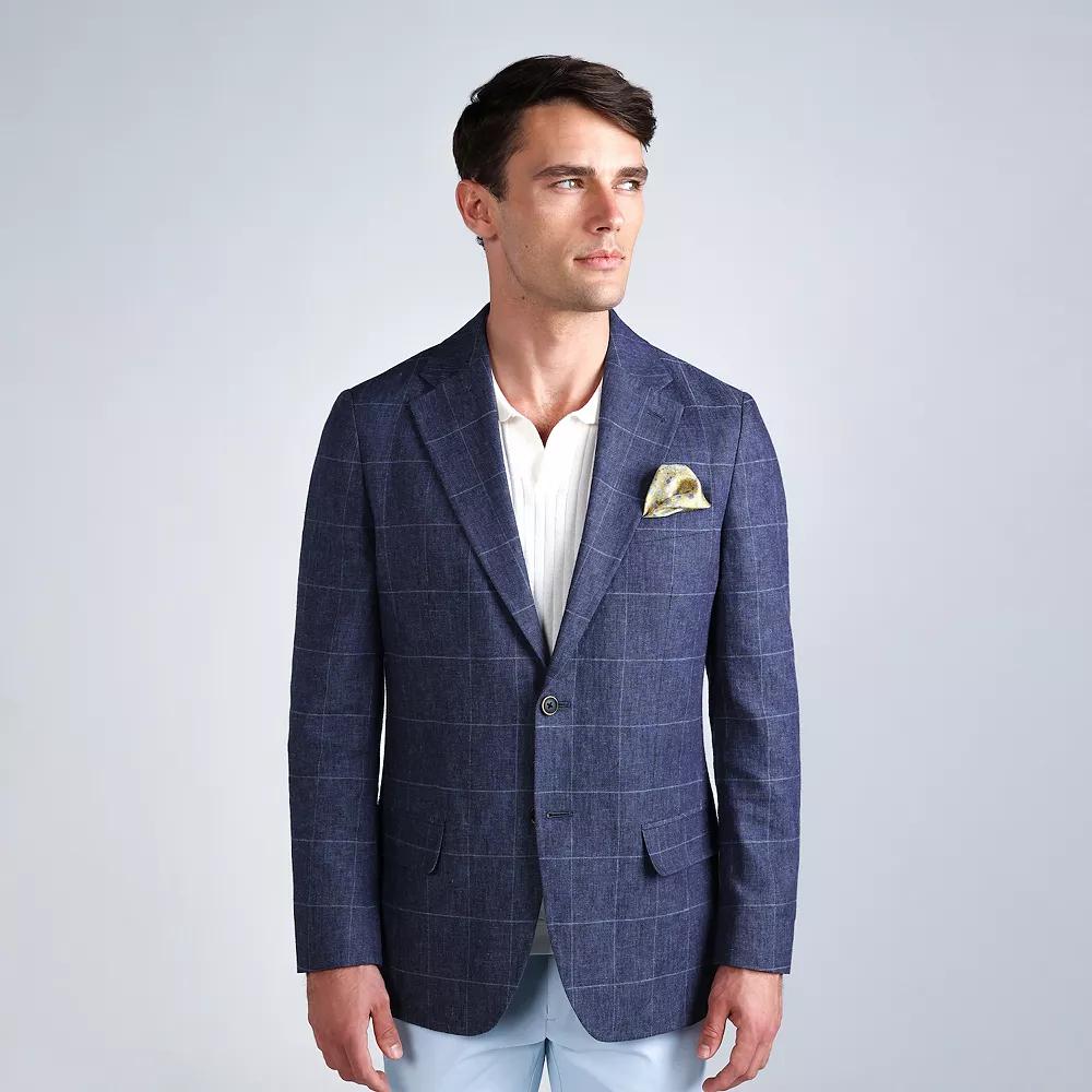 Men's J.M. Haggar Premium Tailored Fit Windowpane Sport Coat,  Product Image
