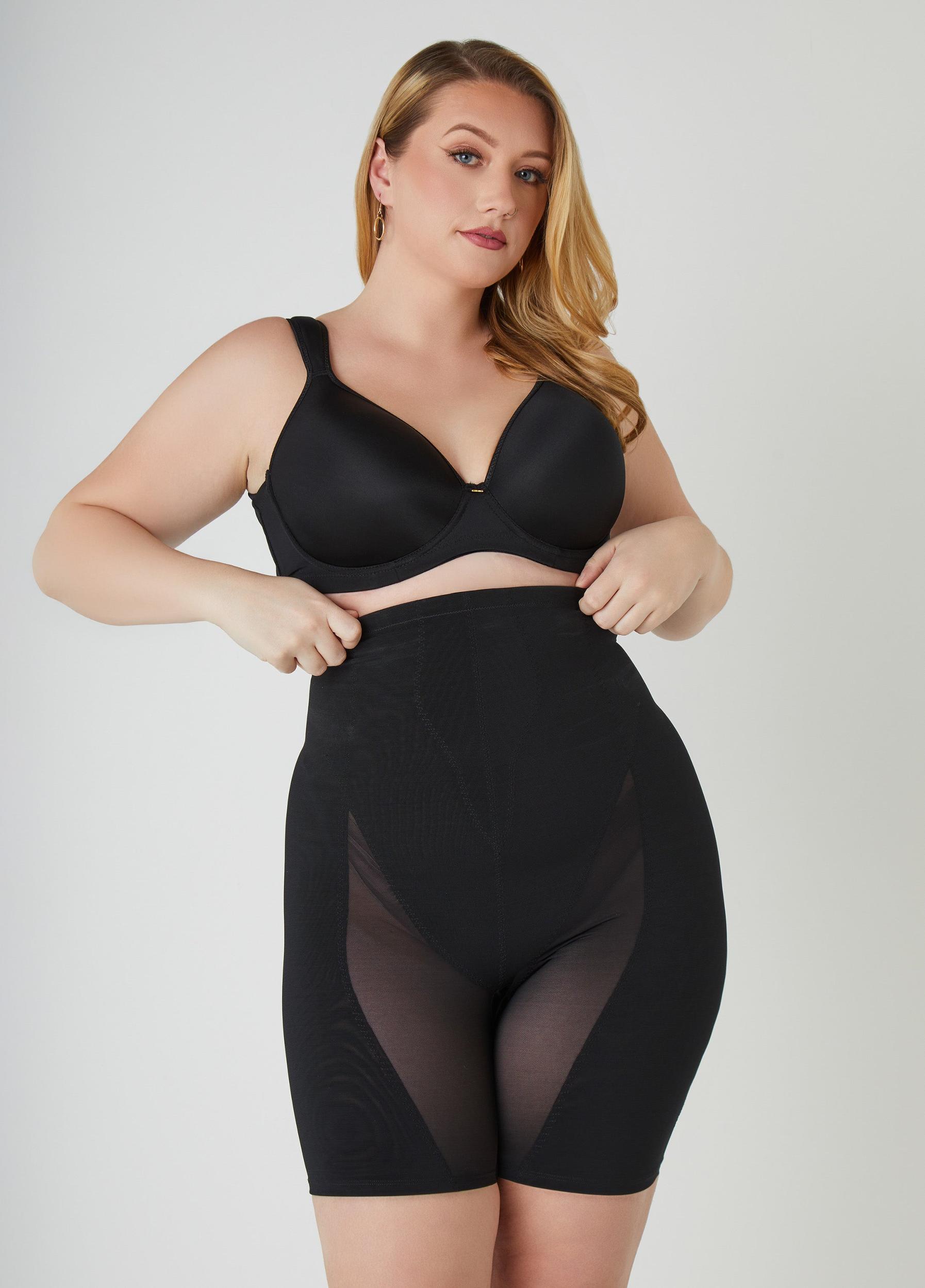 Plus Size Extra Firm Long Leg Shaper Shorts Ashley Stewart Product Image