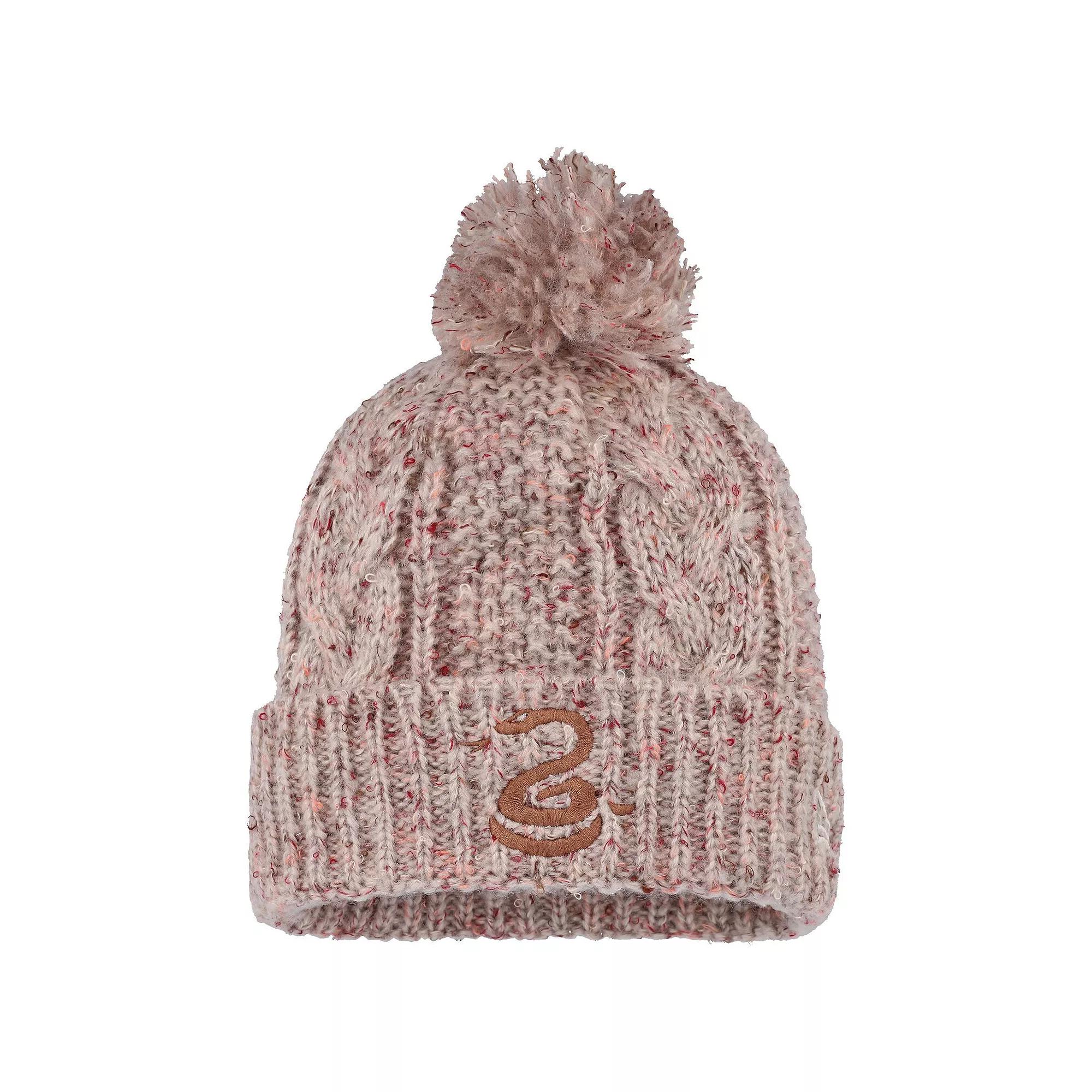 Women's New Era Tan Philadelphia Union Cuffed Knit Hat with Pom, Uni Team Product Image