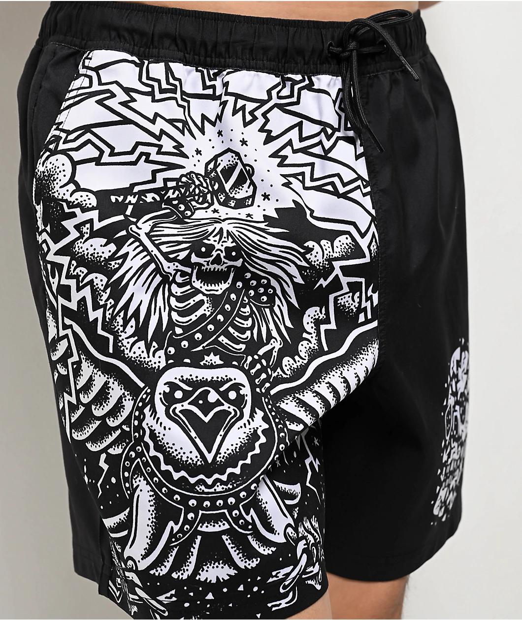 Lurking Class by Sketchy Tank Unchained Black Board Shorts Product Image