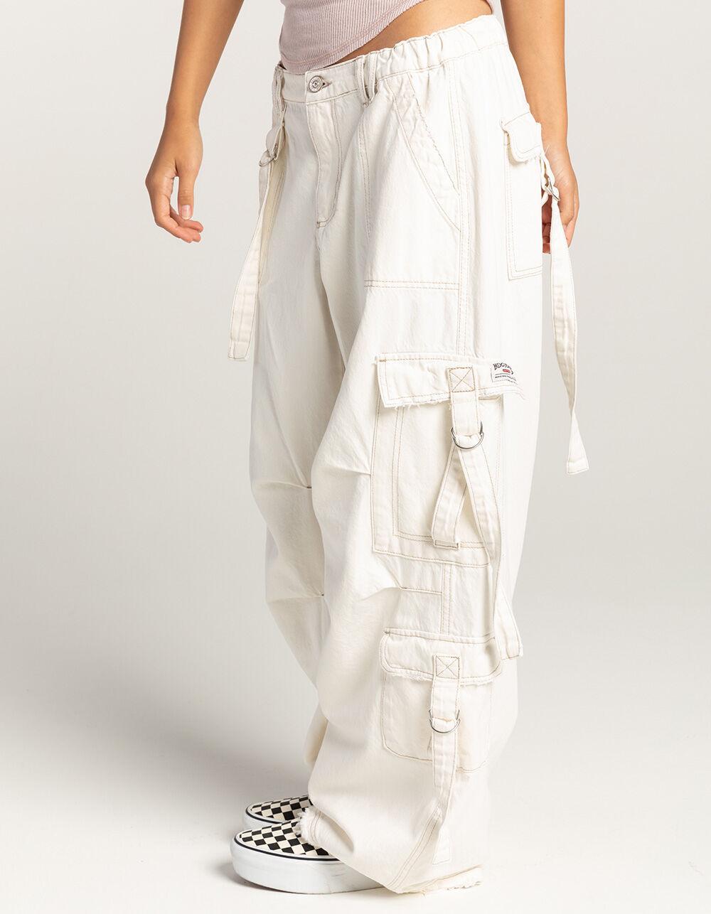 BDG Urban Outfitters Strappy Womens Cargo Pants - ECRU Product Image