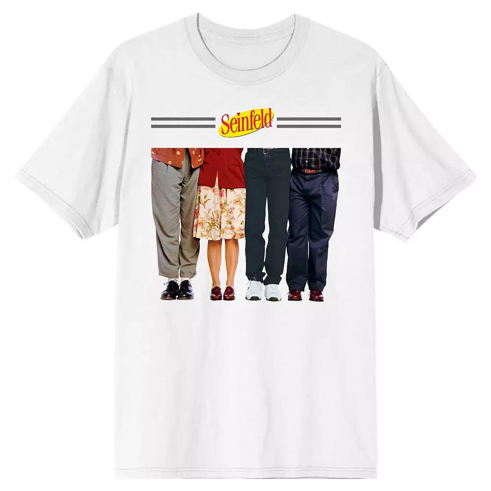 Men's Seinfeld Character Legs Tee, Size: XXL, White Product Image