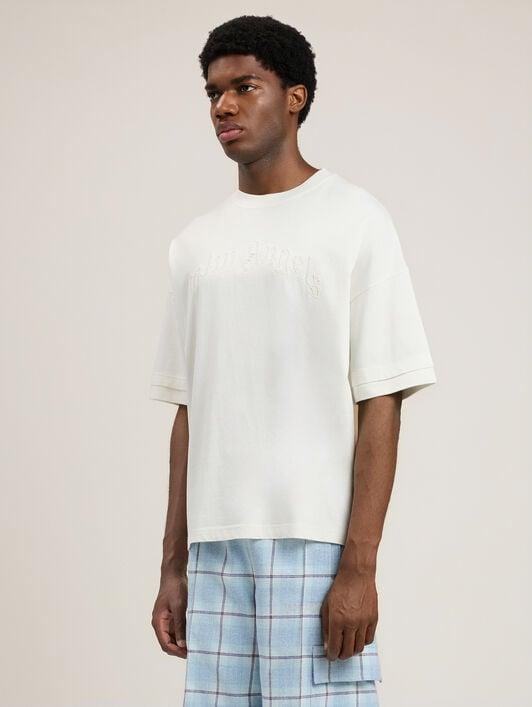 Curved Logo Loose Double T-Shirt Product Image