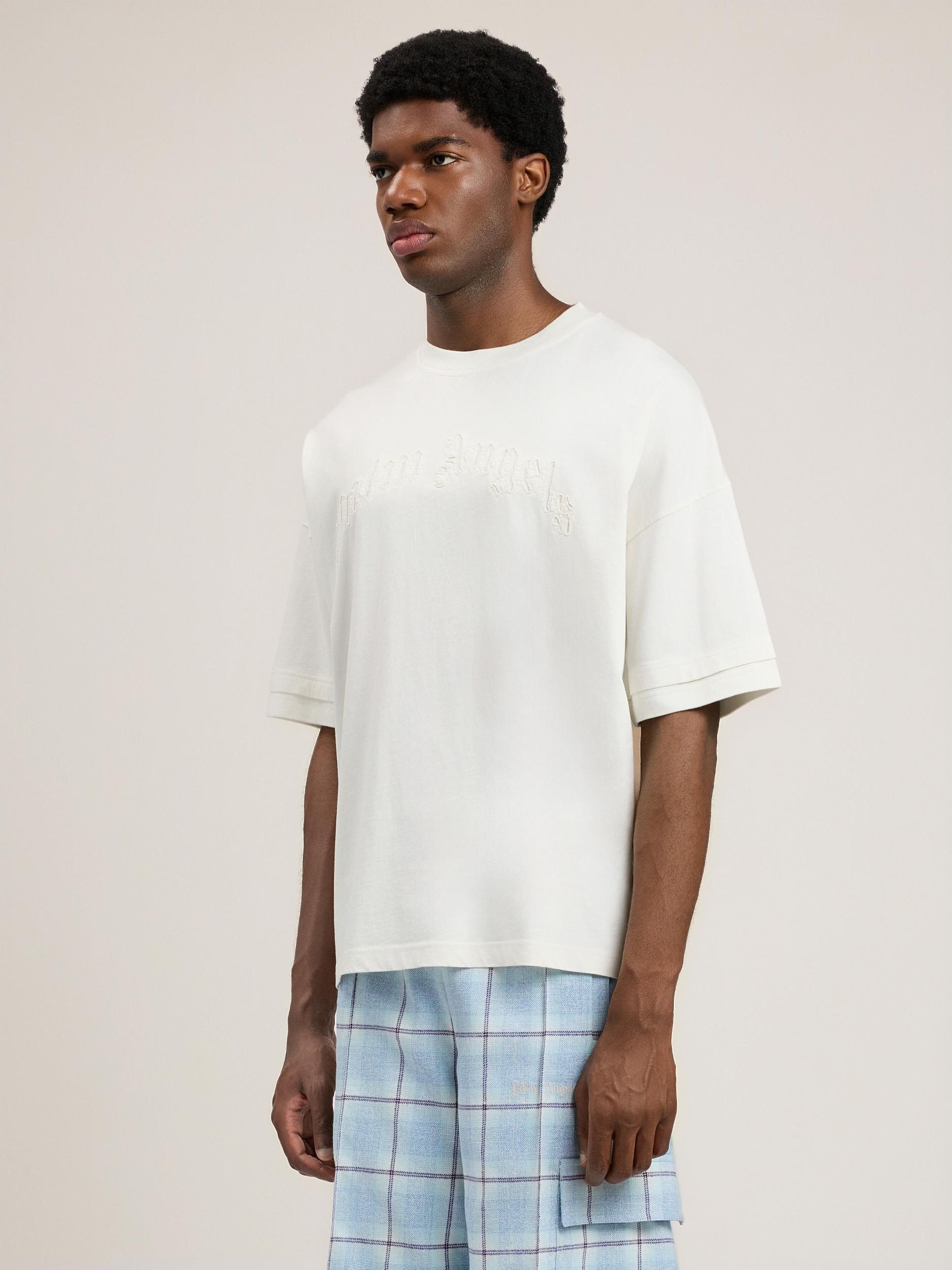 Curved Logo Loose Double T-Shirt Product Image