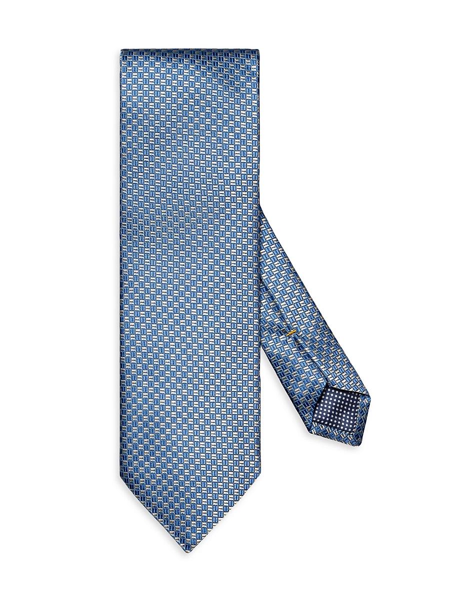 Mens Micro Square Silk Tie Product Image