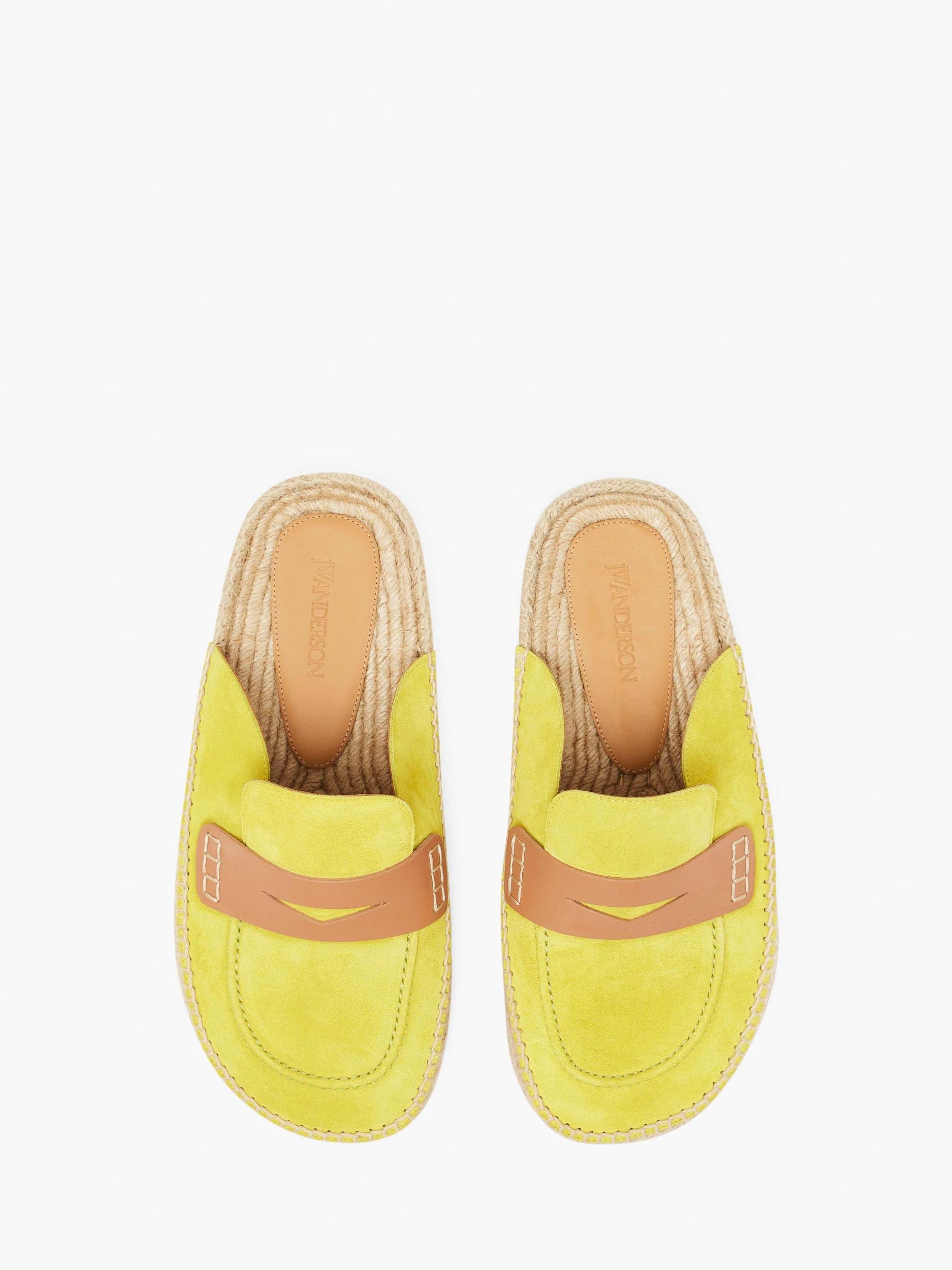 SUEDE ESPADRILLE LOAFER MULES Product Image