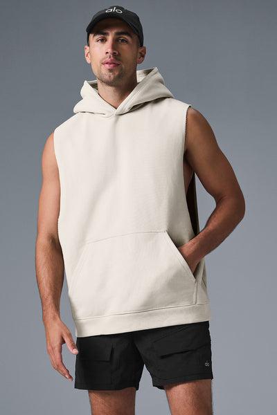 Renown Sleeveless Hoodie - Bone Product Image