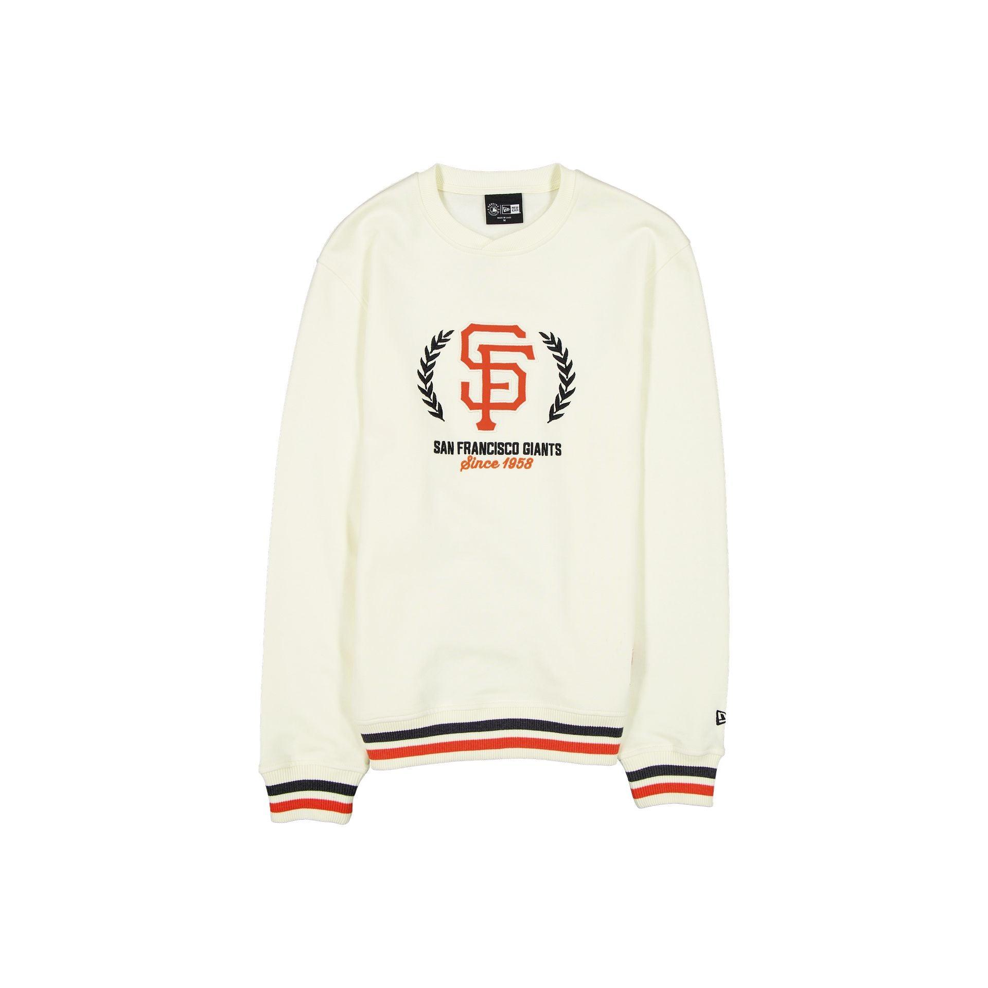 Los Angeles Dodgers Throwback Chrome White Crewneck Male Product Image