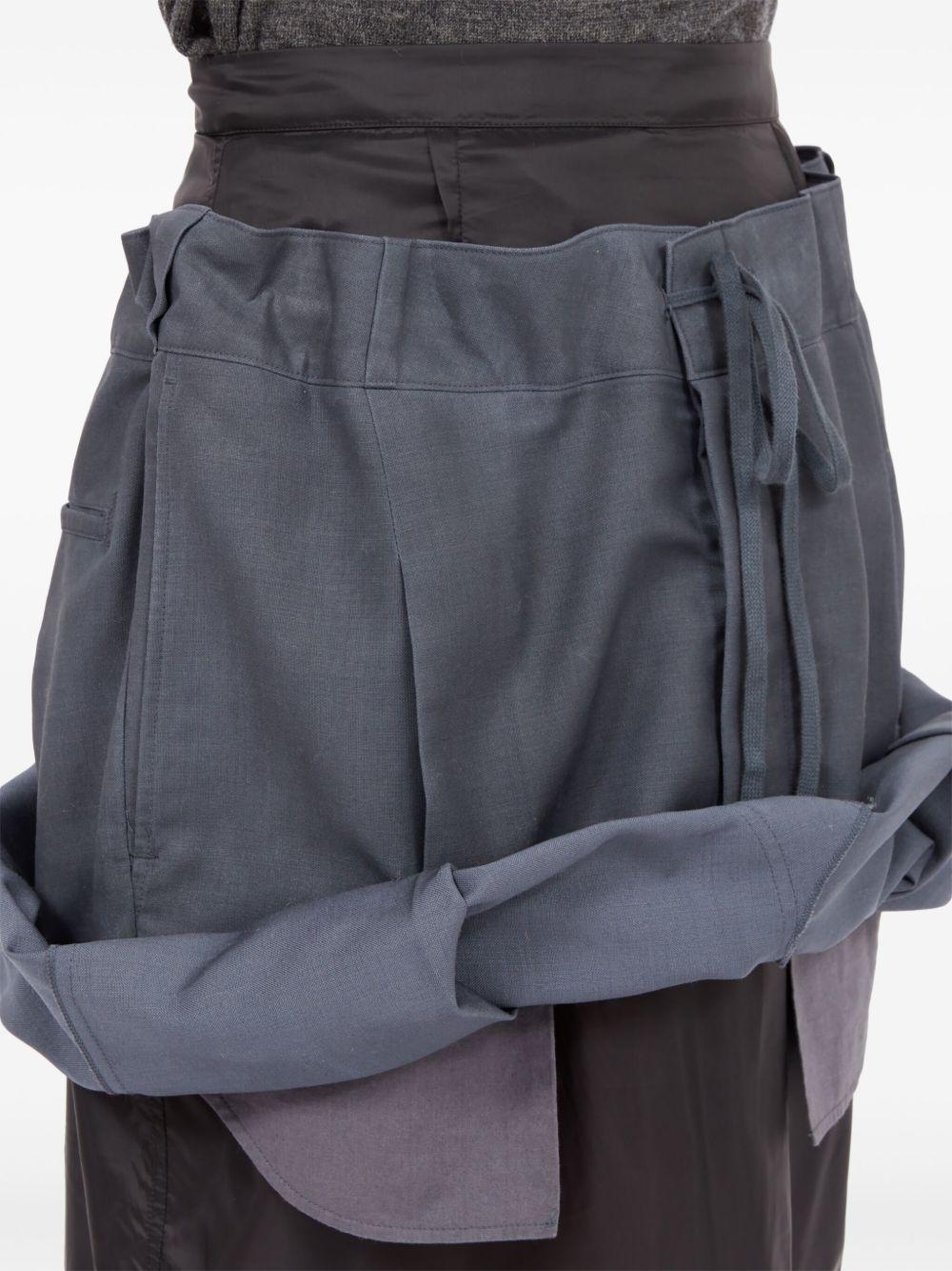 layered knee-length skirt Product Image