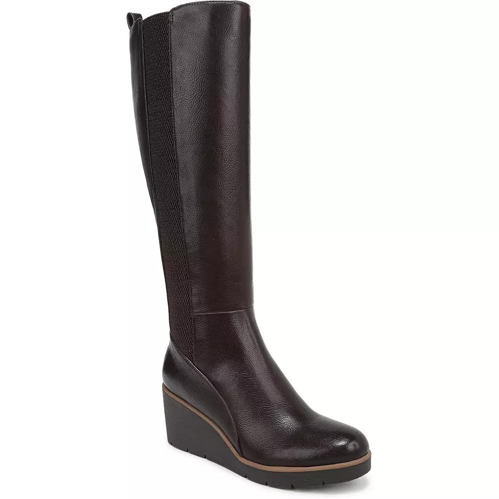 Journee Zemmie Women's Quilted Round Toe Knee-High Boots Product Image