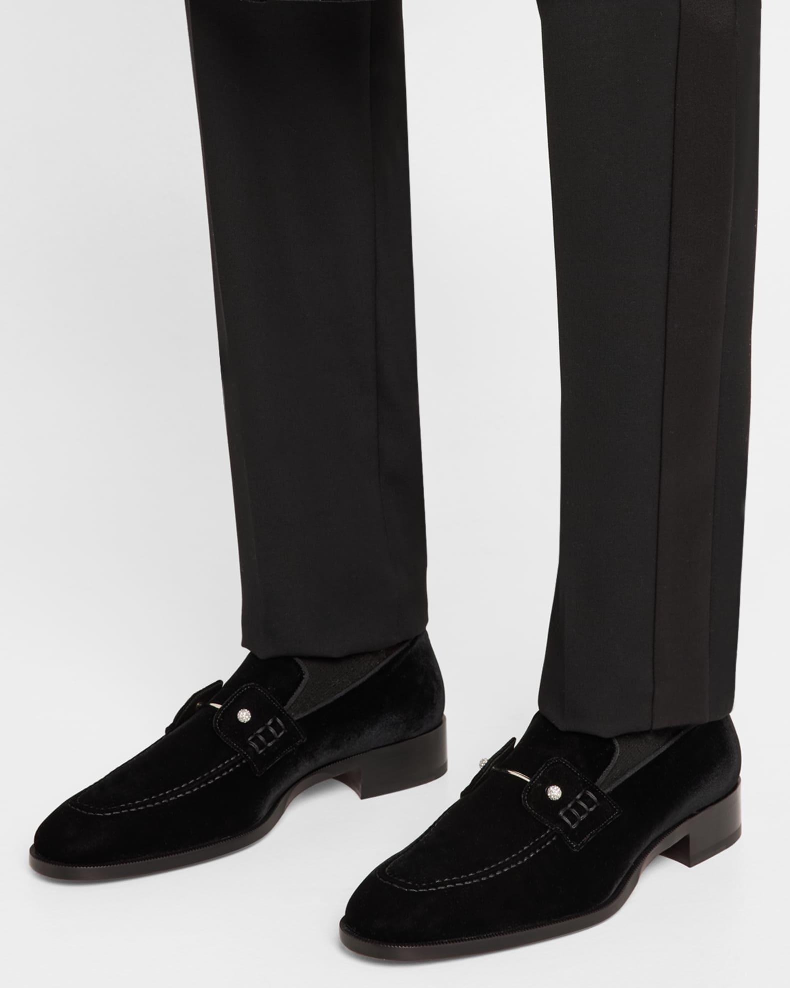 Men's Chambelimoc Night Strass Velvet Loafers Product Image