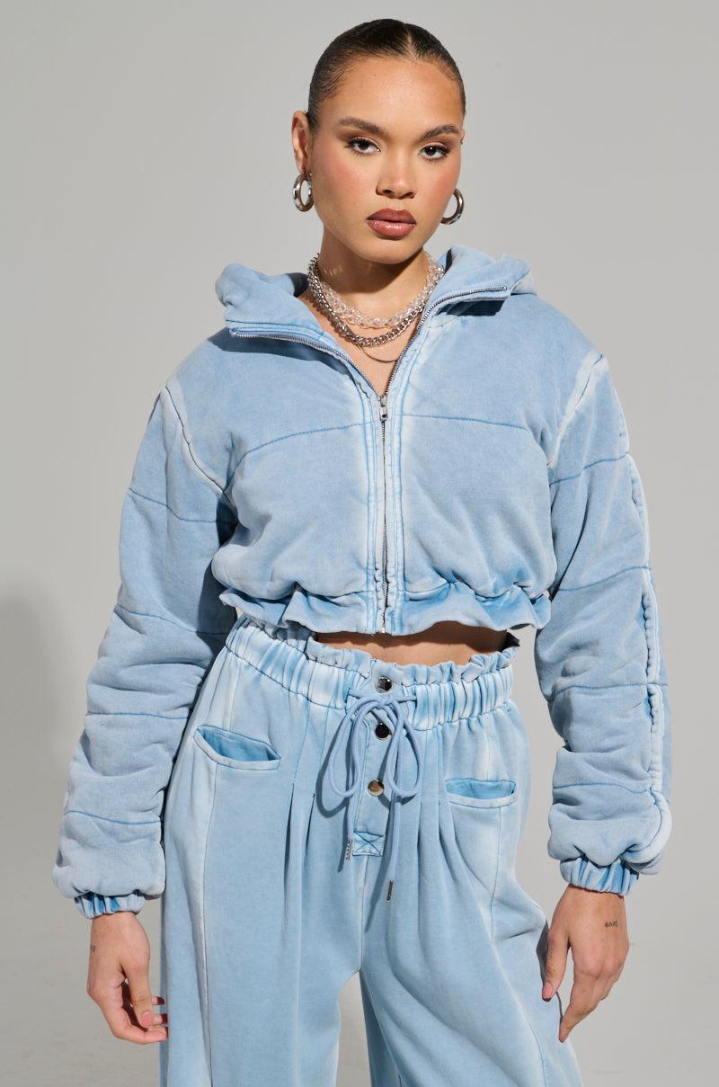 HONEY HONEY FRENCH TERRY BOMBER Product Image