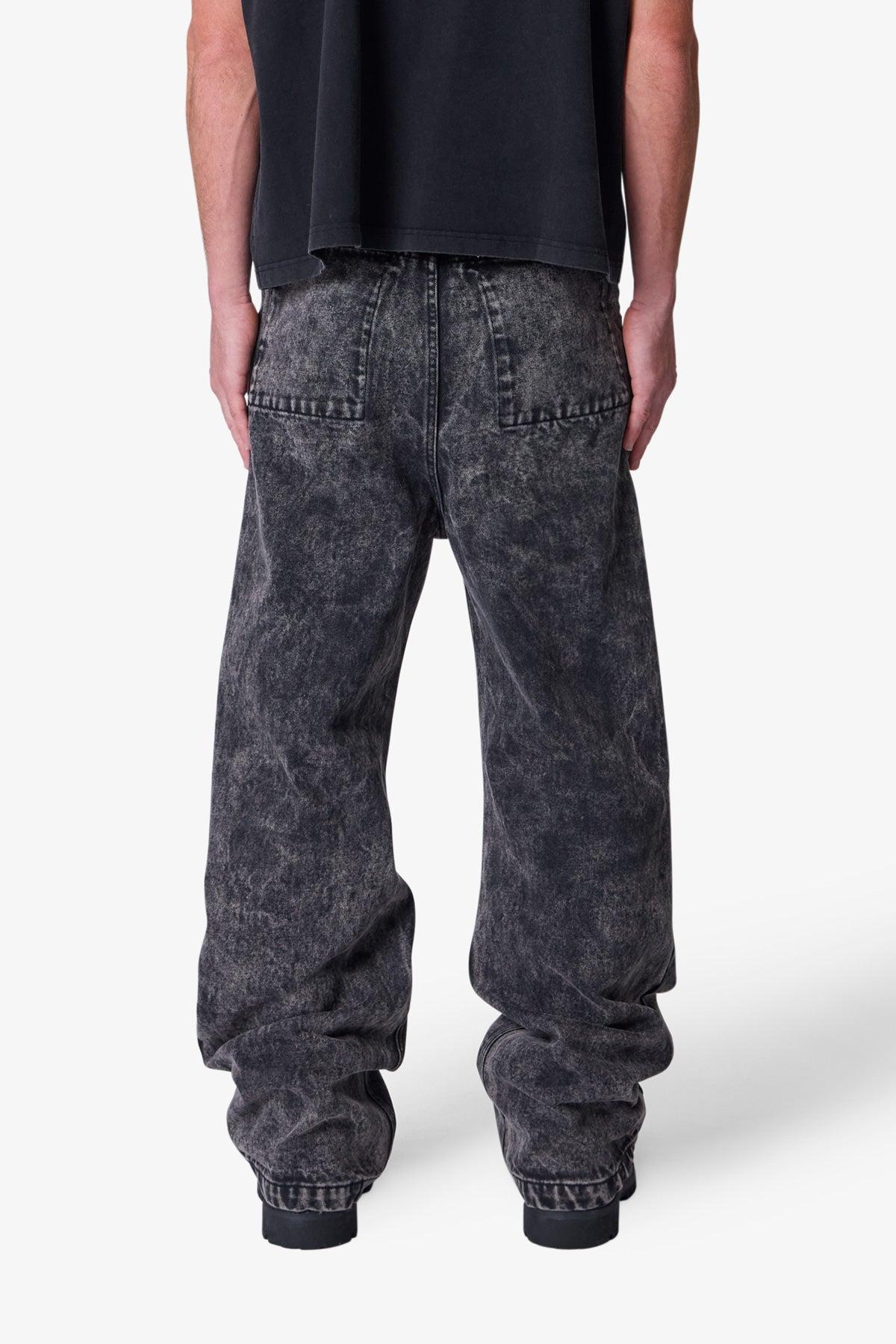 Baggy Moto Denim - Vintage Black Product Image