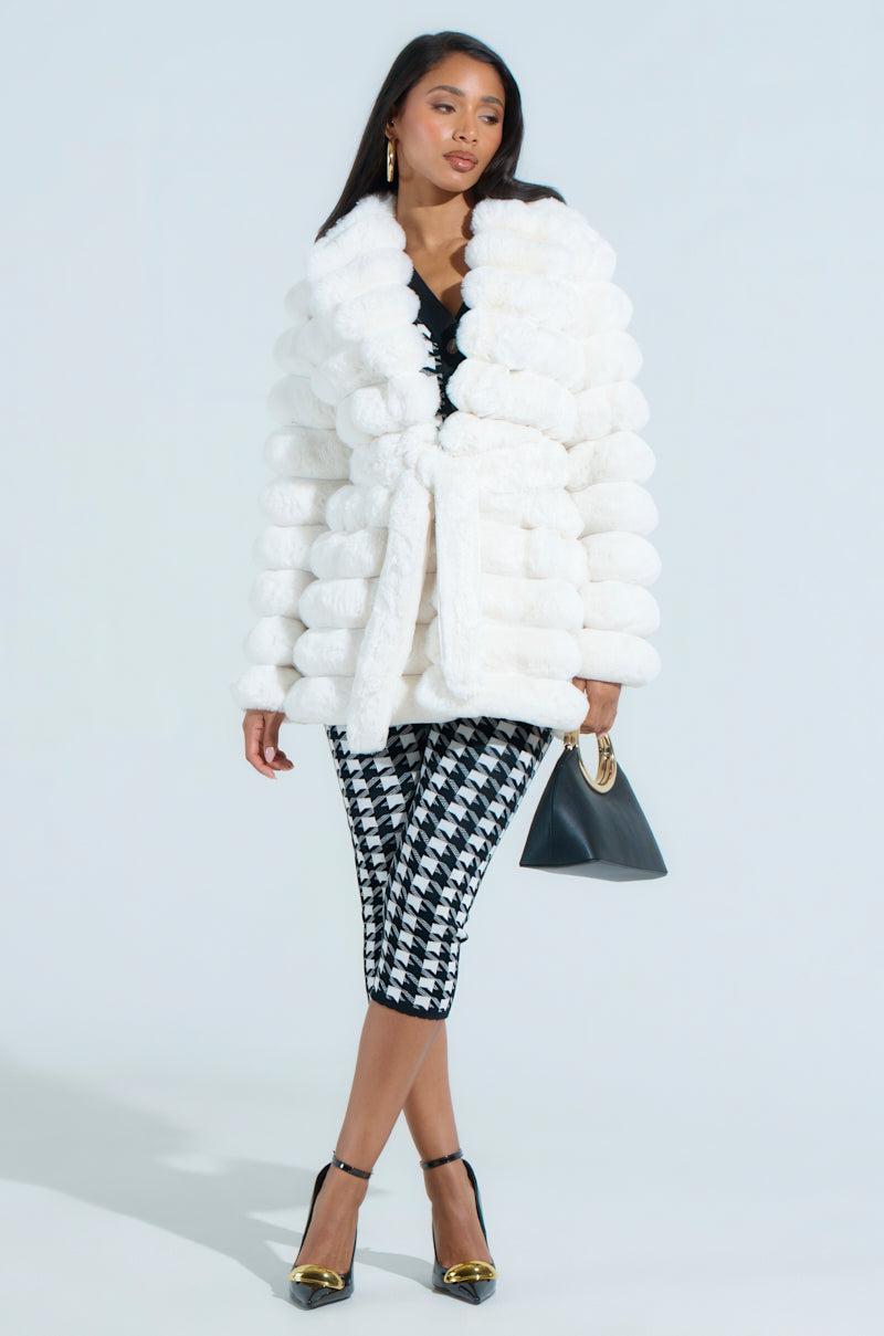 LANA POPCORN FAUX FUR JACKET Product Image