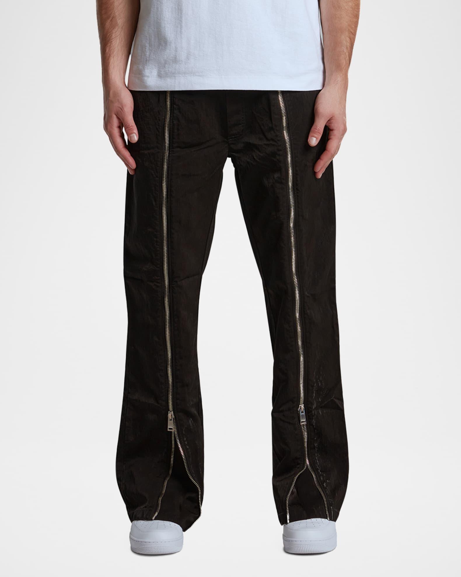 Men's Double Zip-Front Track Pants Product Image