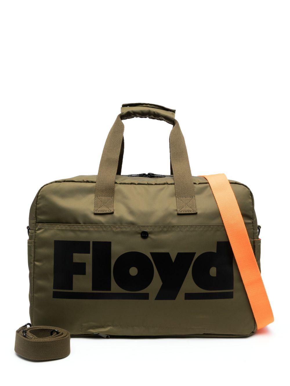 logo-print zipped holdall Product Image