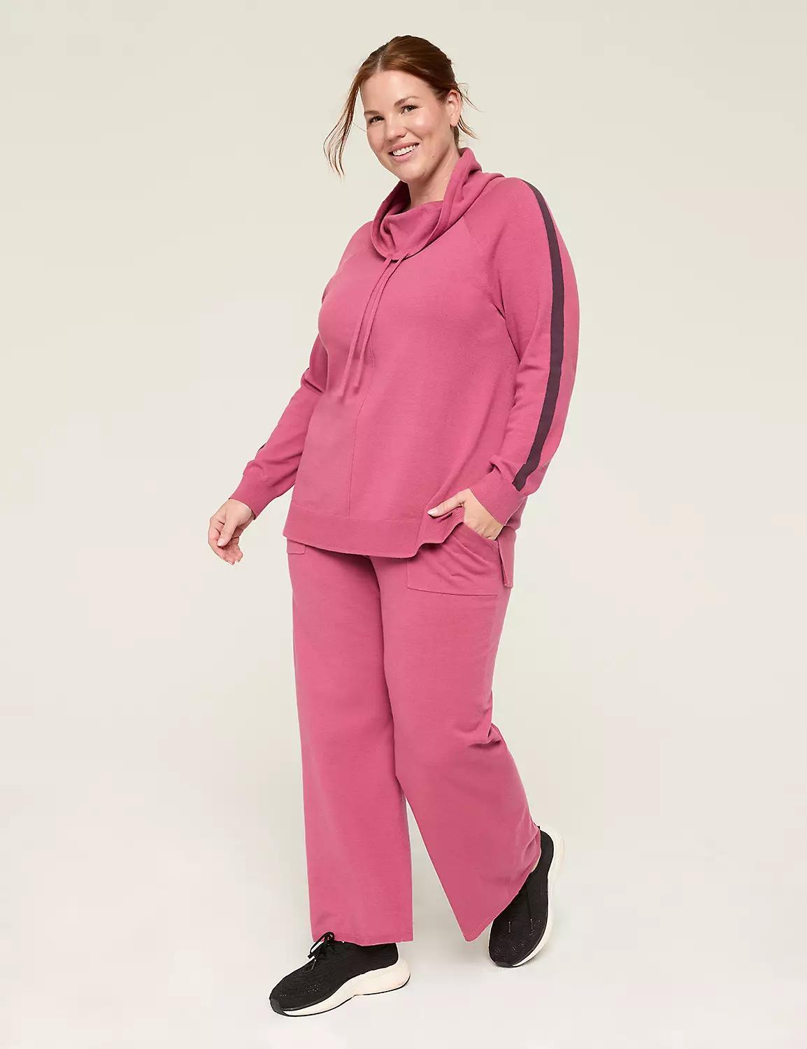 LIVI Funnel-Neck Colorblock Sweater Product Image