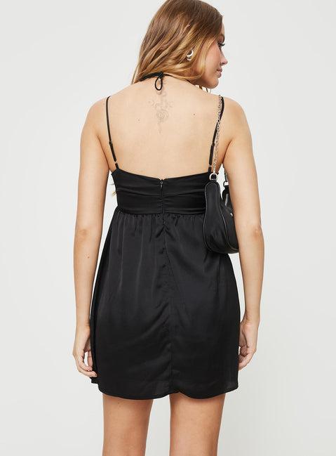 Ortega Mini Dress Black Product Image