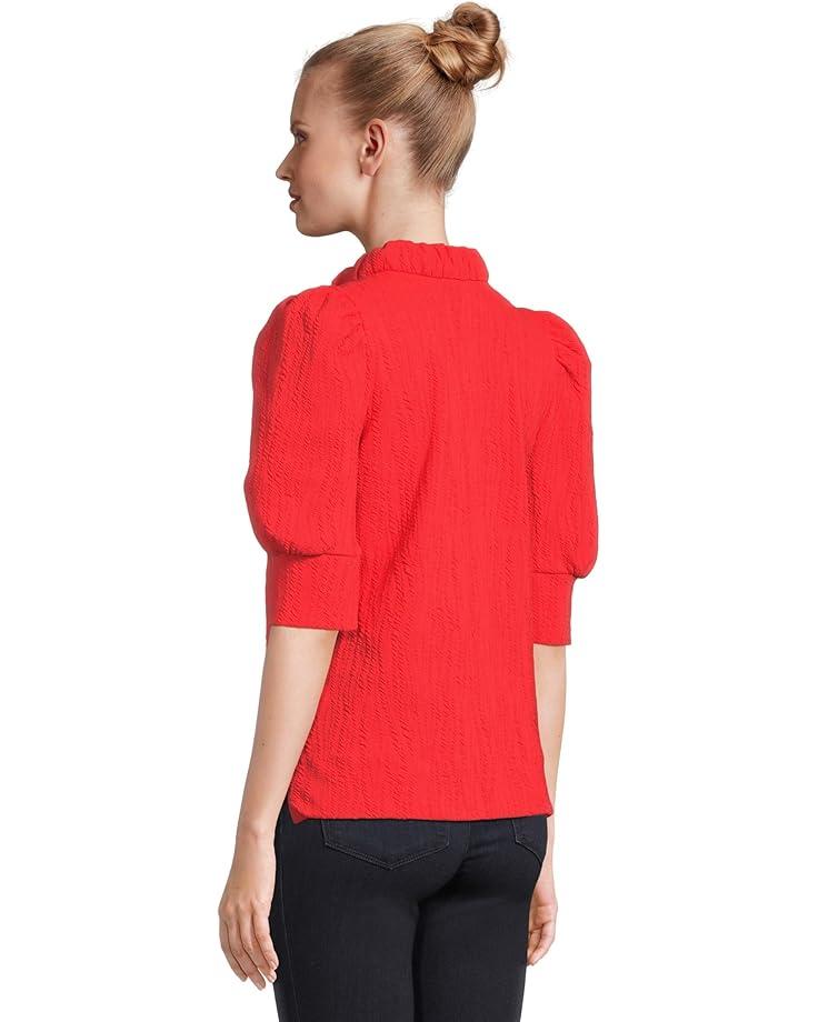 Mialeigh Elbow Sleeve Linen Top Product Image