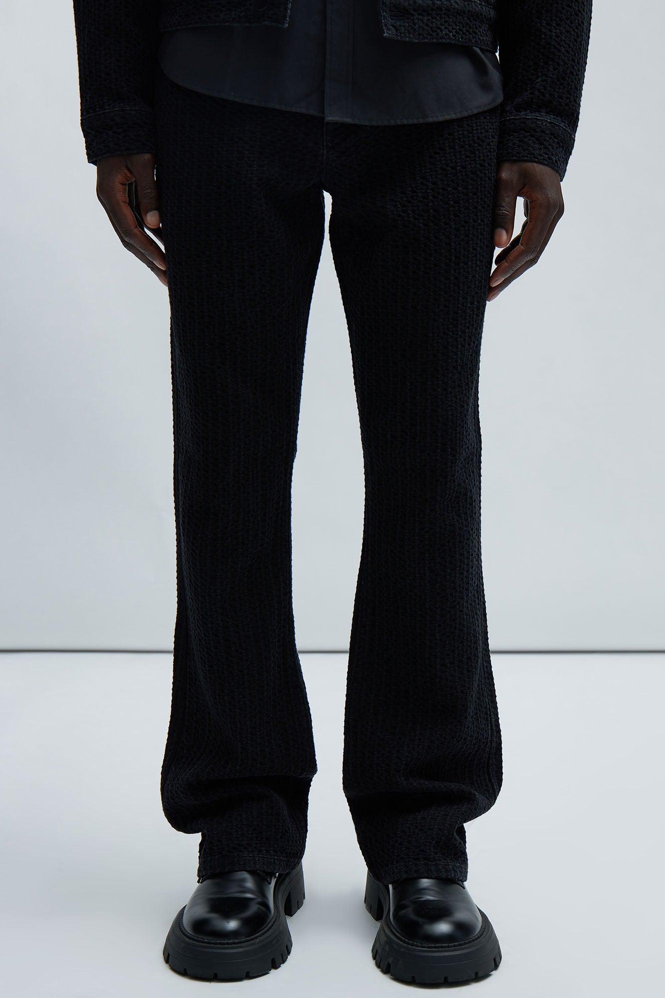 Warsaw Stacked Slim Flare Jeans - Black Product Image