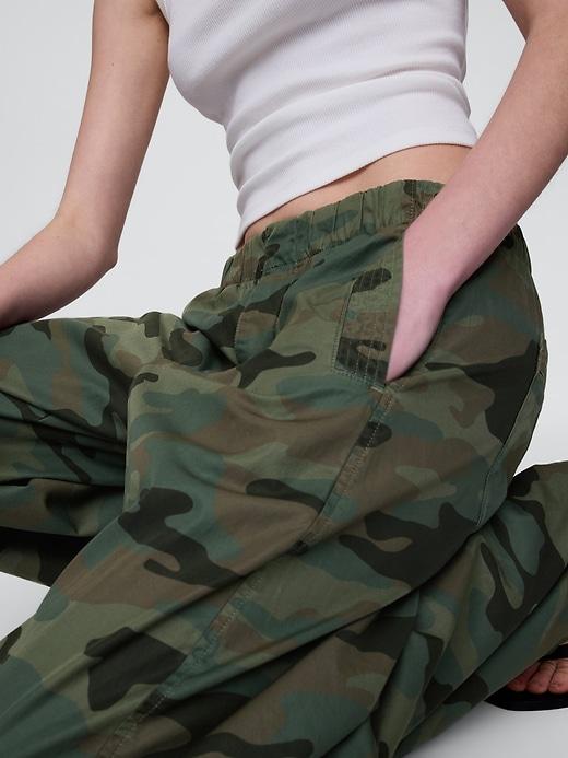 Mid Rise Barrel Parachute Pants Product Image