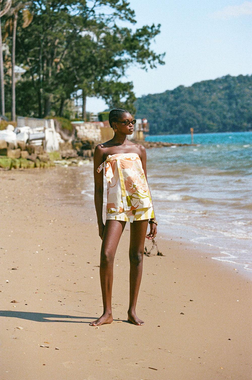 Elexus Top - Thalassa Rust Product Image