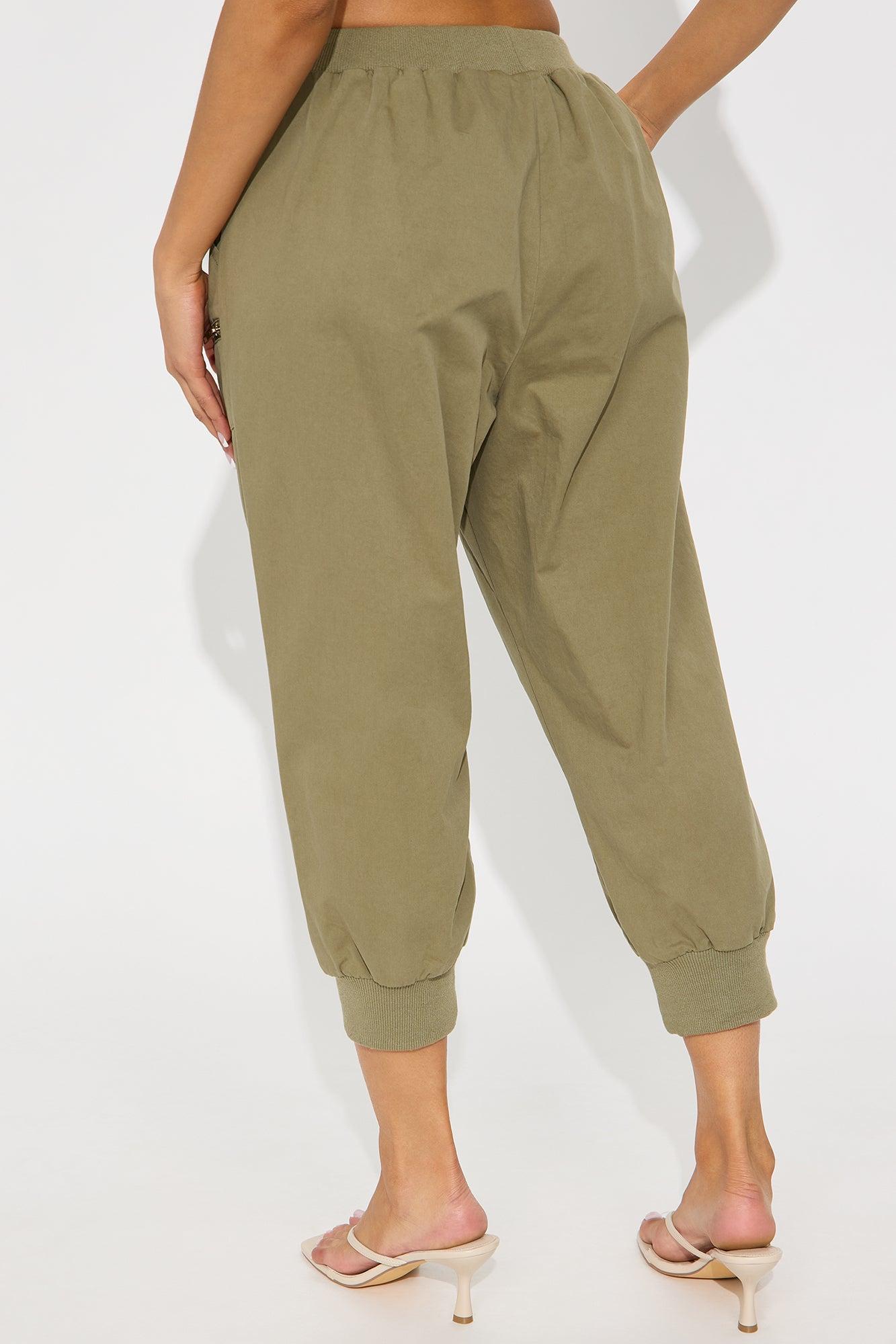 Olivia Capri Pant - Olive Product Image