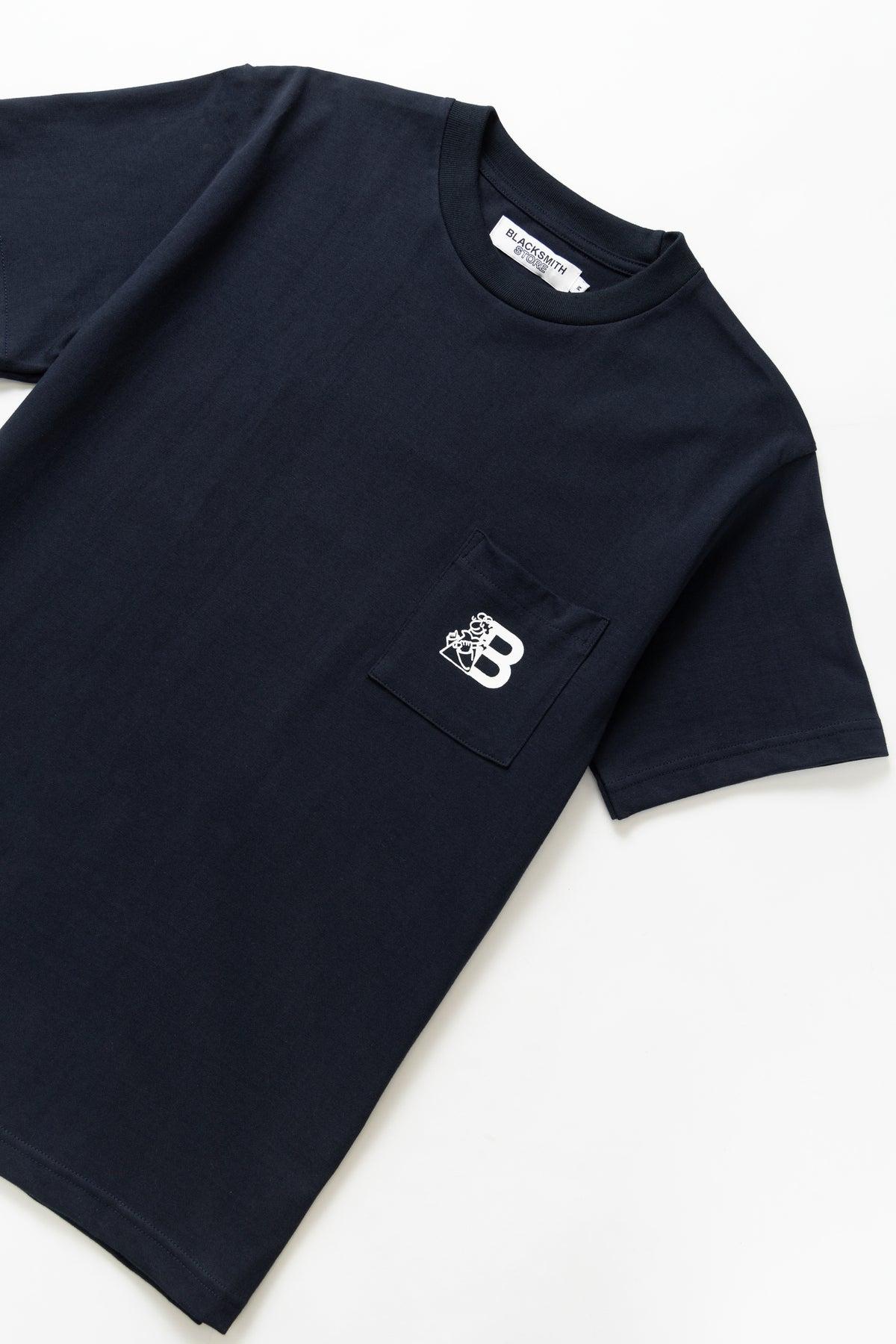 Blacksmith - Pocket Tee - Navy Product Image