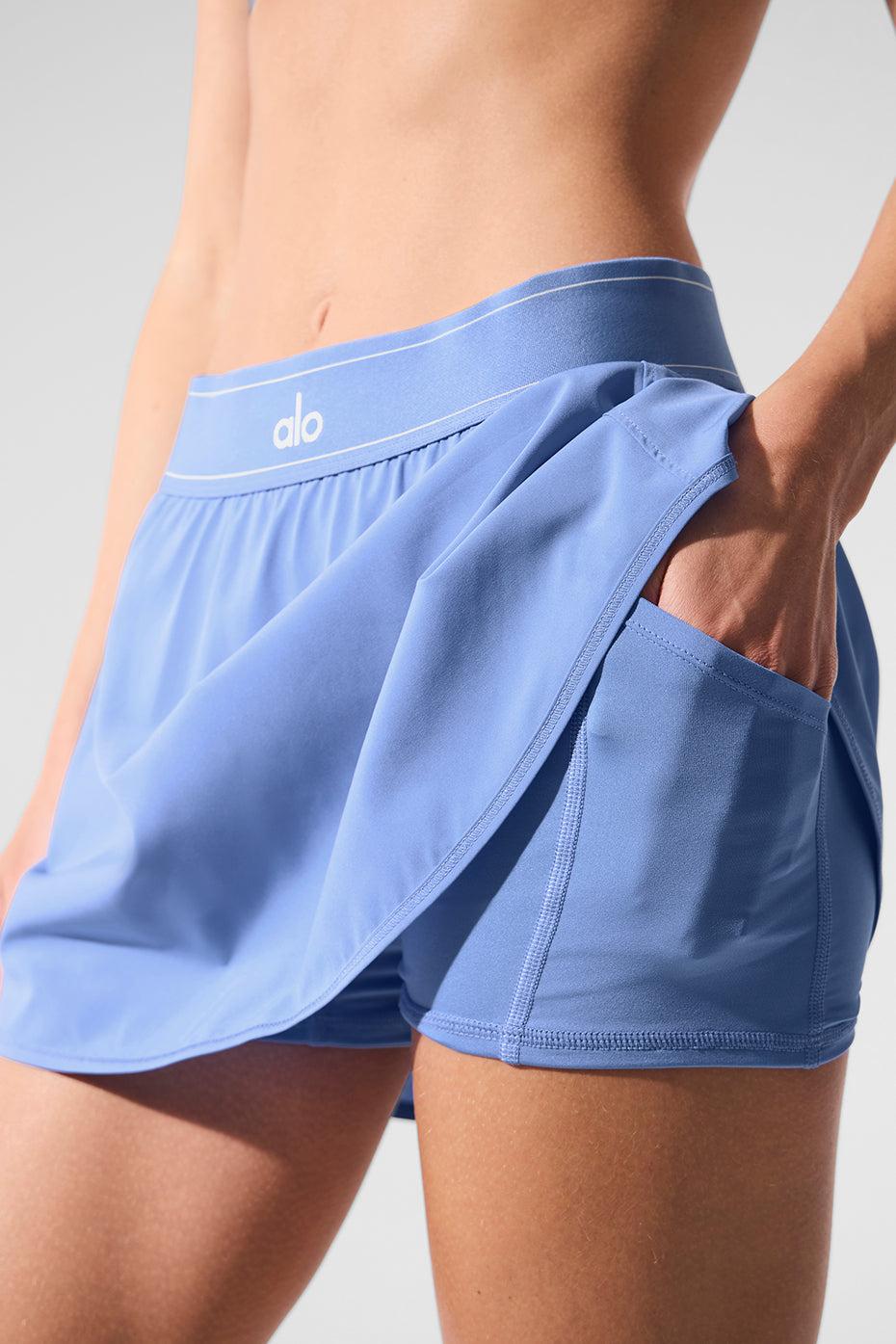 Match Point Tennis Skirt - Crystal Clear Blue Product Image