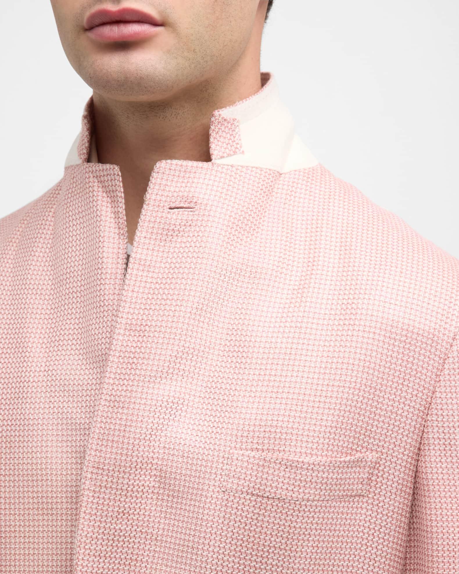 Men's Silk-Wool Houndstooth Sport Coat Product Image