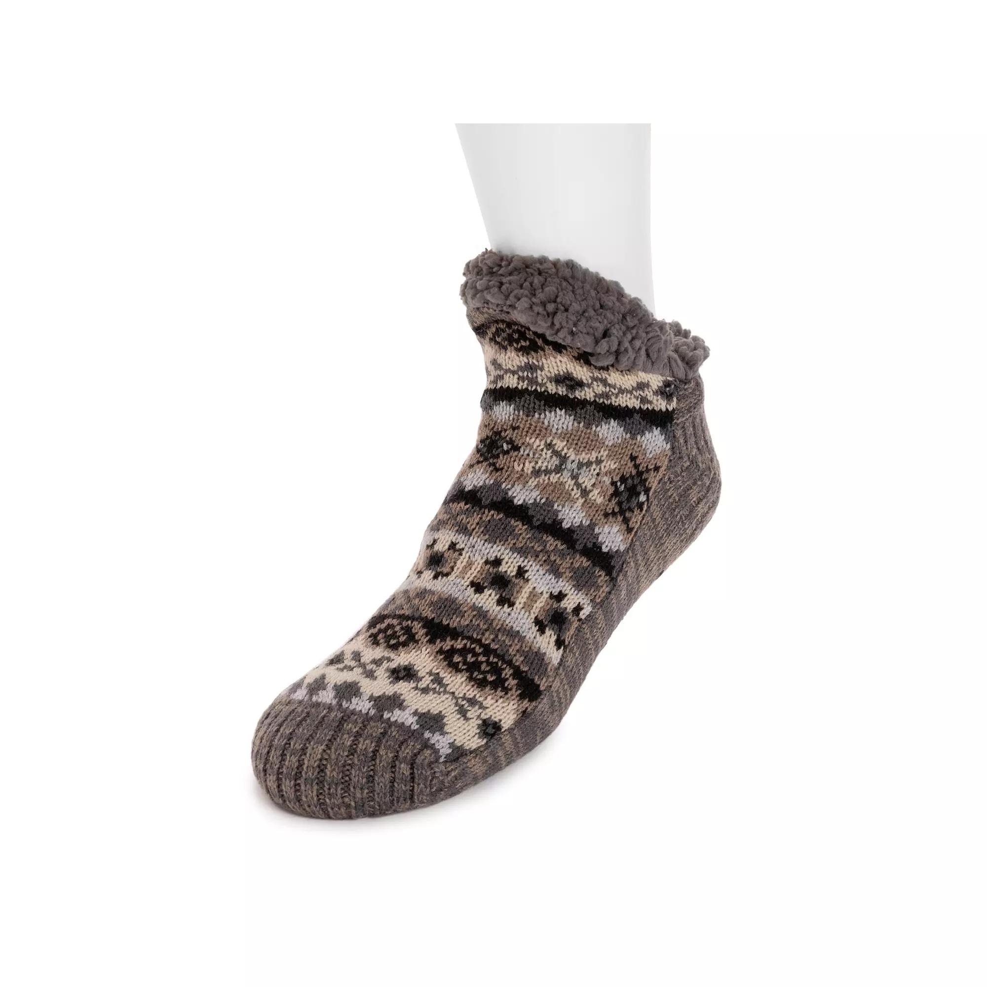 Men's MUK LUKS® Ankle Cabin Socks,  Product Image